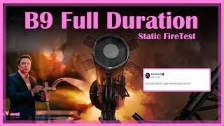 Elon Reacts To Booster 9 Full Duration Static Fire Test | Starbase Pink
