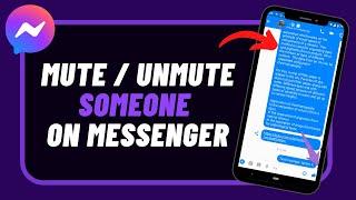 How to Mute and Unmute Someone or Conversations on Messenger - FB Messanger Mute & Unmute