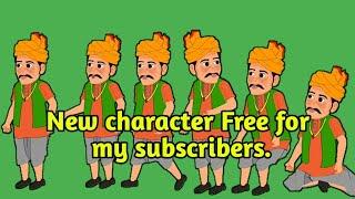 Shet character green screen video / Village man New green screen cartoon video @NaniluckyTRENDER