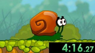 So I tried speedrunning Snail Bob and used creative strategies to win as fast as possible