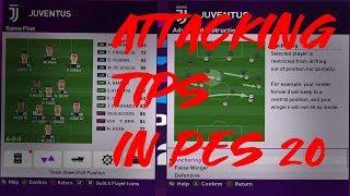 PES 20 | Best Attacking formation and tactics #pes2020tutorial
