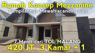 RUMAH MEZZANINE KOTA MALANG TAPI RASA VILLA ‼️420 Juta 3 Kamar + 1 