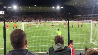 Paul Pogba penalty saved by Rui Patricio Wolves v Man U 19/08/2019 