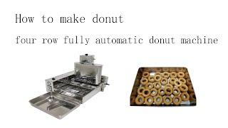 how to make donut |four row fully automatic donut machine| donut making machine|Donut machine