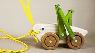 [ Promo Video ] Grasshopper Handmade Wood Pull Toy