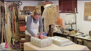 How to upholster an Ottoman box or chest with lid | Alison Scott Upholstery