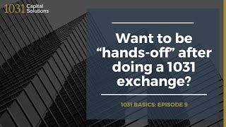 Passive Replacement Programs for 1031 Exchanges