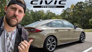 *TESTED* The 2025 Honda Civic Hatch proves HYBRIDS can be fun to drive (RIP Prius?)