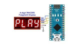 Creating Arduino Library for 74HC595 Display