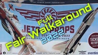 Jetpower / Jet & Props 2022 Full Fair Walkaround | Impressions of Full Scale Jets and Helicopter