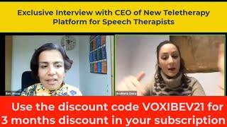 New Teletherapy Platform for Speech Therapists UK