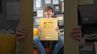 History of the Gold Play Button #shorts