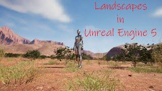 Landscapes in Unreal Engine 5 Video 4 - Blended Layer Material to Landscapes Using World Machine