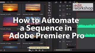 How to Automate a Sequence in Adobe Premiere Pro