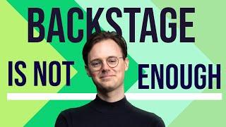 Backstage is not enough to build your platform