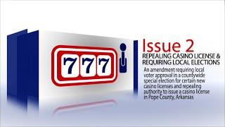 2024 Arkansas Ballot Issue 2 - Repealing Casino License & Requiring Local Elections