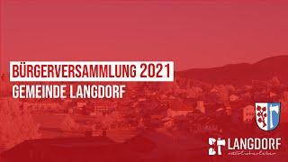 Digitale Bürgerversammlung 2021