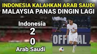 Indonesia Kalahkan Arab Saudi, Malaysia Panas Dingin Lagi