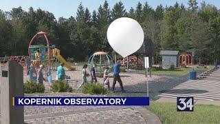 Kopernik Observatory launches weather balloon