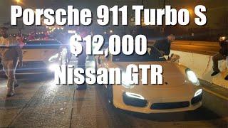 ibo Modded Porsche 911 Turbo S vs EdLova Modded GTR $12,000