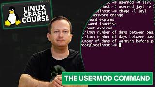 Linux Crash Course - usermod