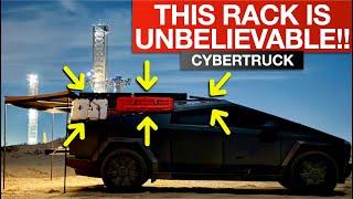 Tesla Cybertruck With Truck Rack - You've GOTTA SEE THIS!! - Urander Cybertruck Rack Overview