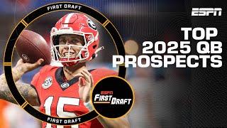 Mel Kiper's early look at the 2025 NFL QB Draft prospects! | First Draft 