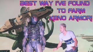 The best way i've found to farm the xeno armor in overdrive event.