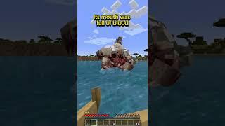 Do not play with giant fish!  #shorts #minecraft