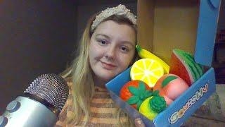 ASMR- Chewing on Squishies with Blue Yeti! (unboxing and lofi)