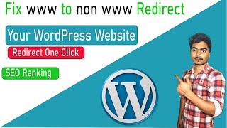 WWW to Non-WWW Redirect In WordPress Website Hindi | SEO | Techno Tricks Suman