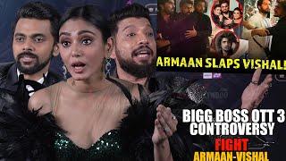 Sana Makbul, Naezy, Lovekesh Kataria reaction on Armaan Malik SLAPS Vishal Pandey