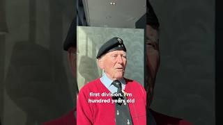 We interviewed 100-year Polish veteran Eugeniusz Niedzielski from the Polish 1st Armoured Division.