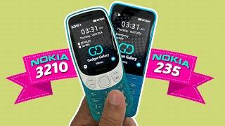 Nokia 3210 4G vs Nokia 235 4G 2024 comparison | Nokia 2024 phone comparison