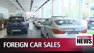 German and Japanese cars top sales in S. Korea's growing imported auto market