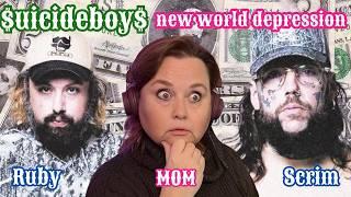 MOM REACTS TO $UICIDEBOY$ - New World Depression FULL REACTION