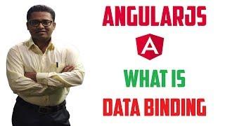 What is Data Binding in AngularJS