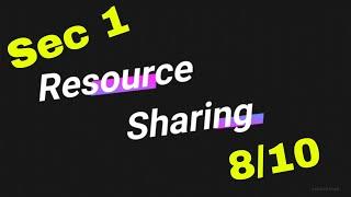 Sec 1/8-10 - Resource sharing between Threads | Operating System | Udemy Course