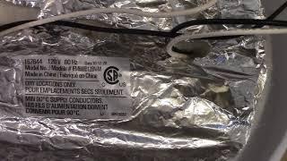 Min 90 C Supply Conductor Warning on Light Fixture