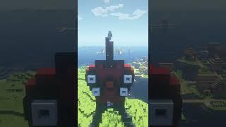 Titan Speaker Man in Minecraft | #shorts #skibiditoilet