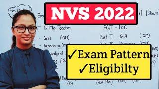 NVS Recruitment 2022 | NVS Teacher Recruitment 2022 | NVS Vacancy 2022 | Exam Pattern, Eligibility |