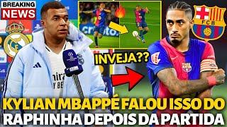 BOMBA! MBAPPÉ FALOU ISSO DO RAPHINHA DEPOIS DA PARTIDA! NÃO ACREDITO! INVEJA? NOTÍCIAS DO BARCELONA