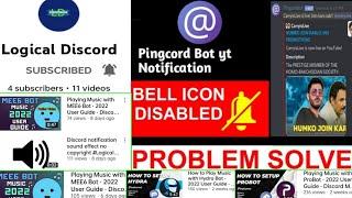 Pingcord Bot Discord | Notifications for YouTube | Setup Tutorial | LOGICAL DISCORD