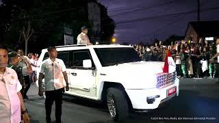 Presiden Prabowo Tiba di Akmil Magelang, 24 Okt 2024