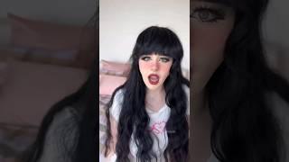 Unexpected Lara Rose Birch #shorts #explore #explorepage #egirl #goth #kitten #prank #skit #fake