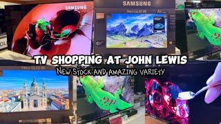 Come TV Shopping with me at JOHN LEWIS - Smart TVs, Samsung, Apple, Sony and MORE! | Uk Desi Vlogger