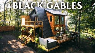 A-frame Cabin w/ Amazing Interior Space & Design // Black Gables A-frame Tour!