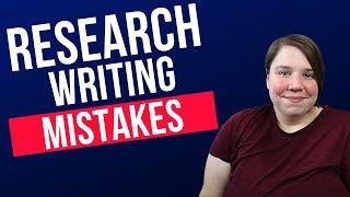 4 Common Mistakes Made When Writing a Research Article | How to Write and Publish Research Articles
