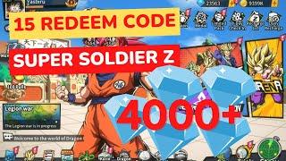 15 REDEEM CODE. 4000++  | SUPER SOLDIER Z