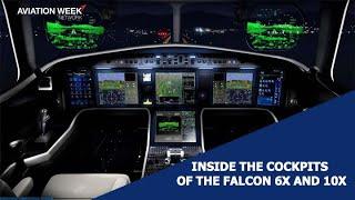 Inside the Cockpits of the Falcon 6X and 10X